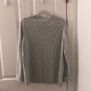 Banana Republic Gray Funnel neck sweater